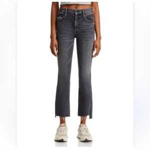 MOTHER The Insider Crop Step Fray in Up In Smoke 29